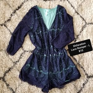 Xhilaration lace romper